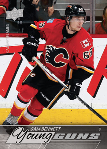 2015-16-Upper-Deck-NHL-Young-Guns-Top-Best-Rookie-Card-Sam-Bennett