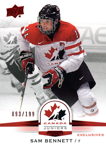 2015-16-Upper-Deck-Team-Canada-Top-Best-Rookie-Card-Sam-Bennett