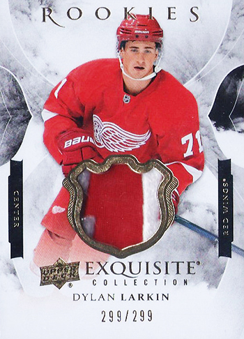 2015-16-NHL-Exquisite-Patch-Rookie-Card-Dylan-Larkin