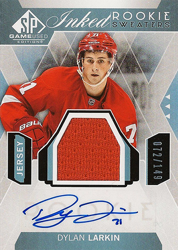 2015-16-NHL-SP-Game-Used-Inked-Sweaters-Autograph-Dylan-Larkin