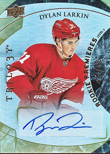 2015-16-NHL-Upper-Deck-Trilogy-Autograph-Rookie-Dylan-Larkin