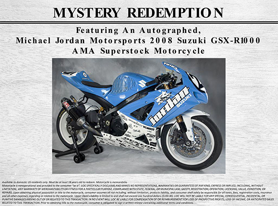 Upper-Deck-All-Time-Greats-Master-Collection-Mystery-Redemption-Motorcycle-Jordan-Racing