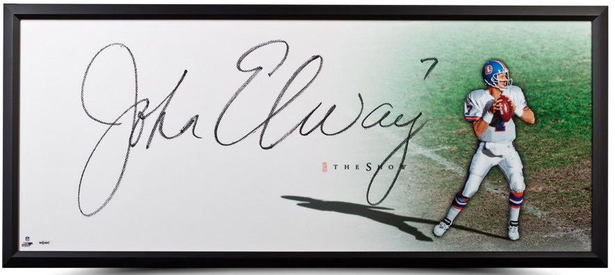 Autographed John Elway “The Show”