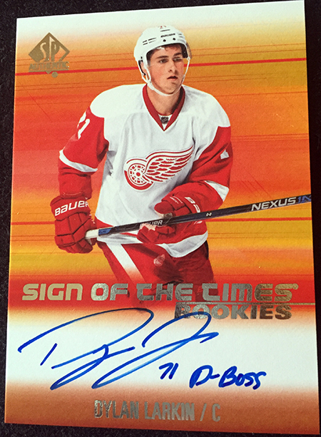 dylan-larkin-upper-deck-detroit-red-wings-autographed-signed-authentic-rookie-card-sp-authentic-inscription-d-boss