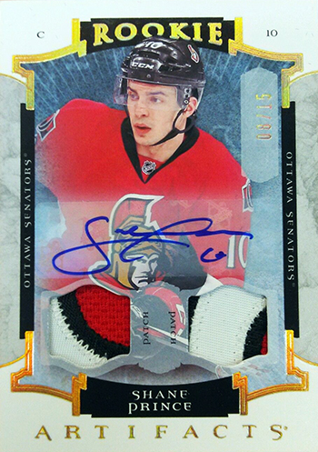 2015-16-NHL-Upper-Deck-Shane-Prince-Rookie-Card-Artifacts-Autograph-Patch