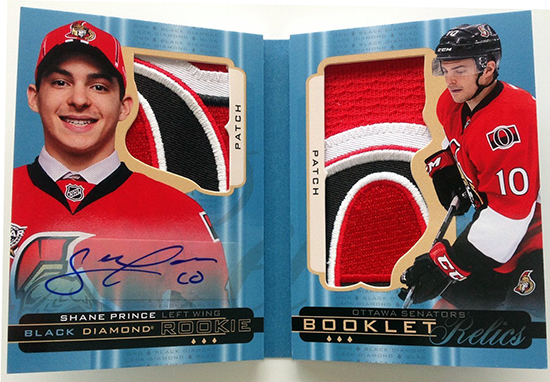 2015-16-NHL-Upper-Deck-Shane-Prince-Rookie-Card-Black-Diamond-Autograph-Booklet-Patch