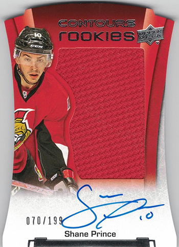 2015-16-NHL-Upper-Deck-Shane-Prince-Rookie-Card-Contours-Autograph-Jersey-Die-Cut