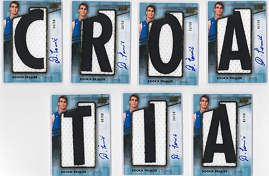 Dario-Saric-Euroleague-Philadelphia-76ers-Upper-Deck-Letterman-Basketball-Autograph-Croatia-Set