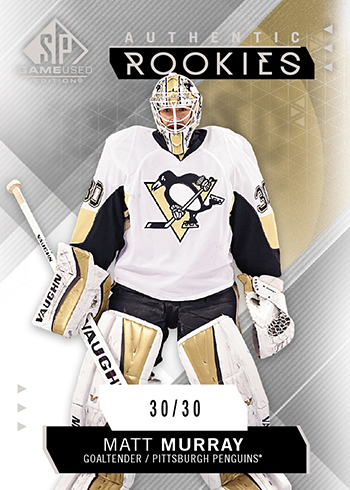 2015-16-NHL-SP-Game-Used-Rookie-Update-Matt-Murray-Pittsburgh-Penguins-Card