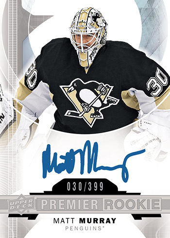 2015-16-NHL-UD-Premier-Rookie-Autograph-Matt-Murray-Pittsburgh-Penguins-Card