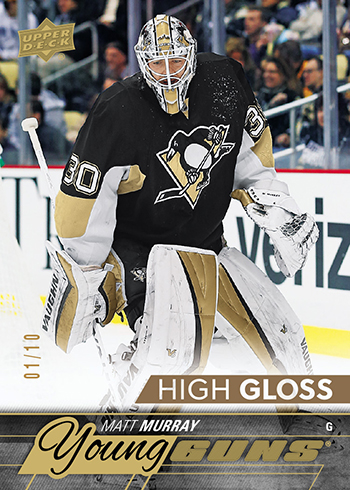 2015-16-NHL-Upper-Deck-Young-Guns-Update-High-Gloss-Matt-Murray-Pittsburgh-Penguins-Rookie-Card