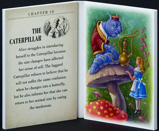 2016-Upper-Deck-Goodwin-Champions-Alice-in-Wonderland-Artist-Sketch-Booklet-Card-LIVE-The-Caterpillar