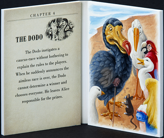 2016-Upper-Deck-Goodwin-Champions-Alice-in-Wonderland-Artist-Sketch-Booklet-Card-LIVE-The-Dodo