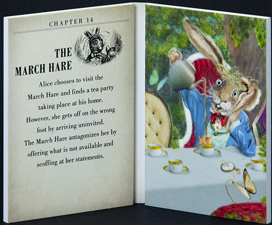 2016-Upper-Deck-Goodwin-Champions-Alice-in-Wonderland-Artist-Sketch-Booklet-Card-LIVE-The-March-Hare