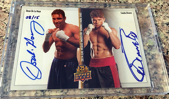 Canelo-Alvarez-Boxing-Upper-Deck-Sports-Oscar-de-la-hoya-dual-industry-summit-Autograph