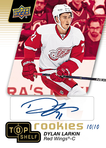 2016-Upper-Deck-National-Sports-Collectors-Convention-NSCC-Top-Shelf-Dylan-Larkin-Autograph-Rookie