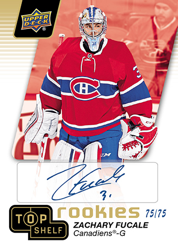 2016-Upper-Deck-National-Sports-Collectors-Convention-NSCC-Top-Shelf-Zach-Fucale-Autograph-Rookie