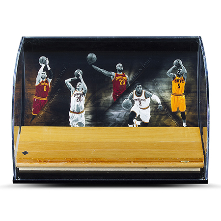 cleveland-cavaliers-photo-game-used-floor-curve-display-upper-deck-authenticated-main