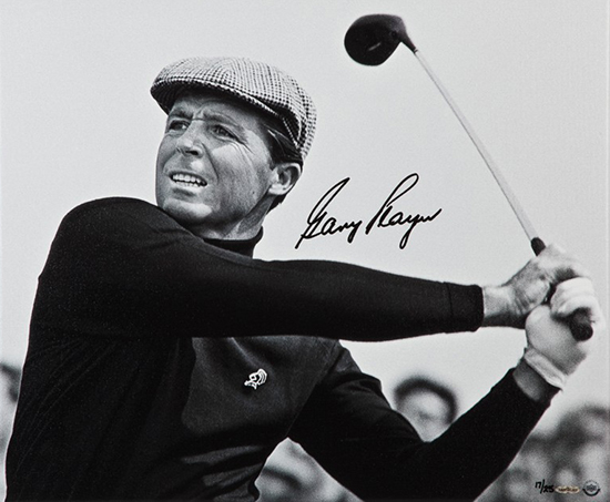 gary-player-autographed-up-close-personal-canvas-upper-deck-authenticated-signed-authentic