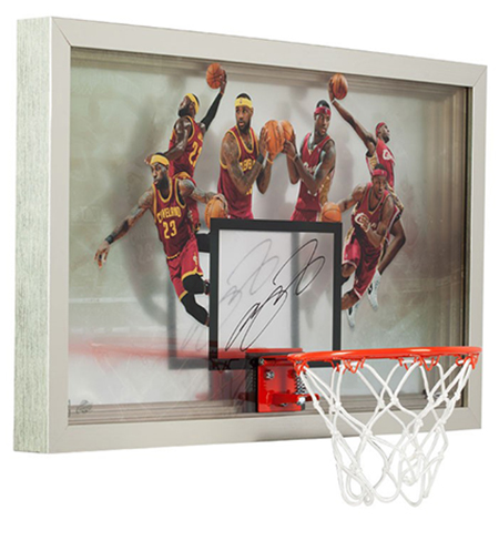 lebron-james-autographed-deja-vu-acrylic-backboard-cleveland-cavaliers-angle