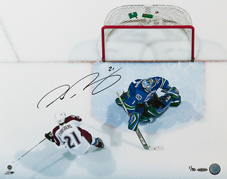 peter-forsberg-autographed-back-of-net-photo-upper-deck-authenticated-signed-autograph