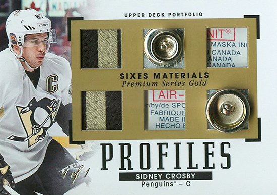 2015-16-Upper-Deck-NHL-Portfolio-Profiles-Memorabilia-Sidney-Crosby