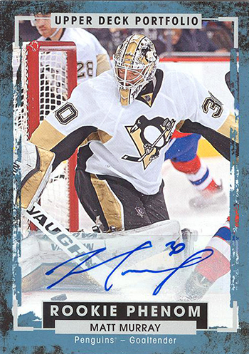 2015-16-Upper-Deck-NHL-Portfolio-Rookie-Phenom-Autograph-Matt-Murray