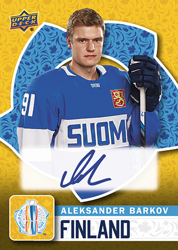 2016-Upper-Deck-World-Cup-of-Hockey-Promotional-Set-Autograph-Aleksander-Barkov