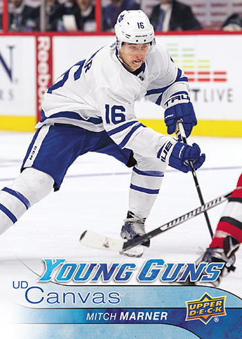 2016-17-NHL-Upper-Deck-Series-One-Young-Guns-Rookie-Card-Canvas-Mitch-Marner.