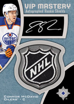 2015-16-ultimate-collection-epack-quest-exclusive-vip-rookie-shield-autograph-connor-mcdavid