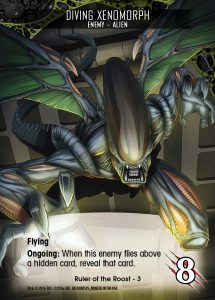 2016-upper-deck-card-preview-legendary-encounters-alien-expansion-card-enemy-diving-xenomorph-flying