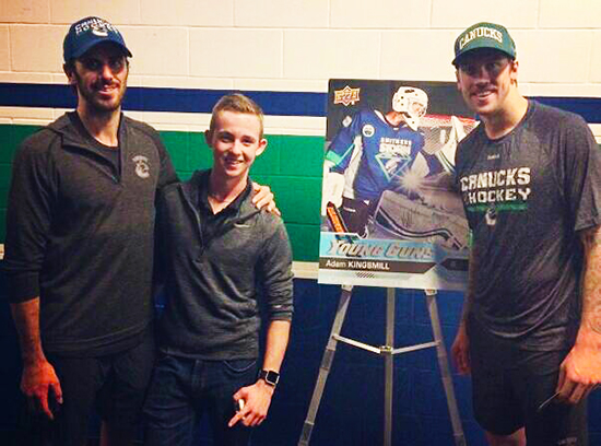 adam-kingsmill-heroic-inspirations-young-guns-rookie-card-markstrom-miller-goalie