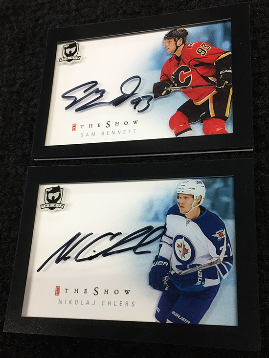 new-2015-16-nhl-the-cup-the-show-autograph-trading-card-sam-bennett-nikolaj-ehlers