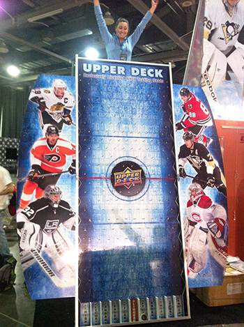 2017-NHL-All-Star-Fan-Fair-Weekend-Upper-Deck-Booth-Puck-O-Plinko