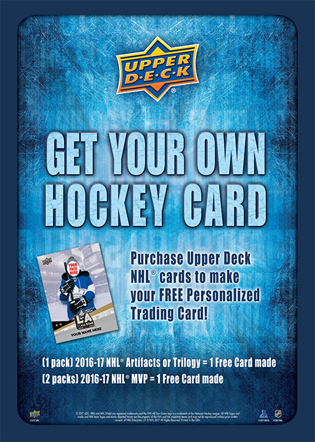 2017-Upper-Deck-NHL-All-Star-Los-Angeles-Wrapper-Redemption-Program-Personalized-Card