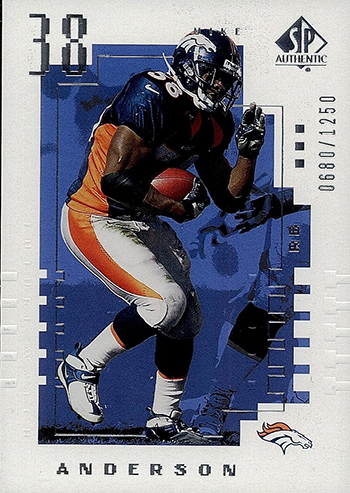 2000-Upper-Deck-SP-Authentic-Football-NFL-Best-Rookie-Cards-Mike-Anderson