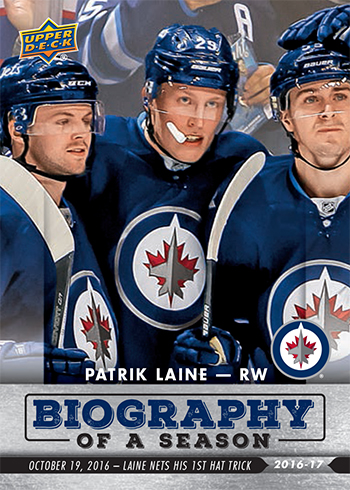 2016-17-NHL-Biography-of-a-Season-Upper-Deck-Rookie-Cards-Patrik-Laine-Hat-Trick-1