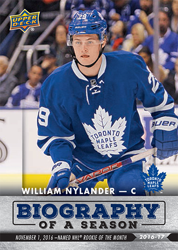 2016-17-NHL-Biography-of-a-Season-Upper-Deck-Rookie-Cards-William-Nylander