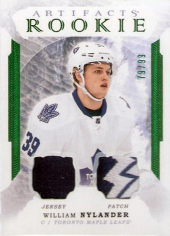 2016-17-NHL-Upper-Deck-Rookie-William-Nylander-Toronto-Artifacts-Jersey-Card