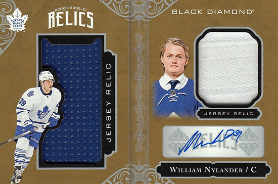 2016-17-NHL-Upper-Deck-Rookie-William-Nylander-Toronto-Black-Diamond-Autograph-Booklet