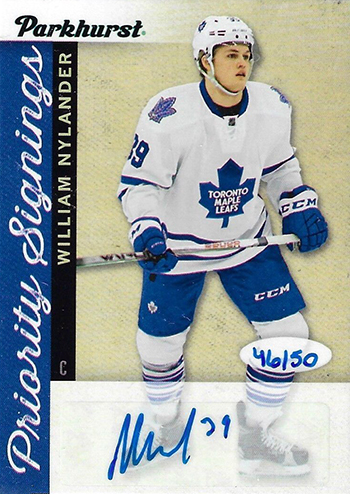 2016-17-NHL-Upper-Deck-Rookie-William-Nylander-Toronto-Parkhurst-Priority-Signings