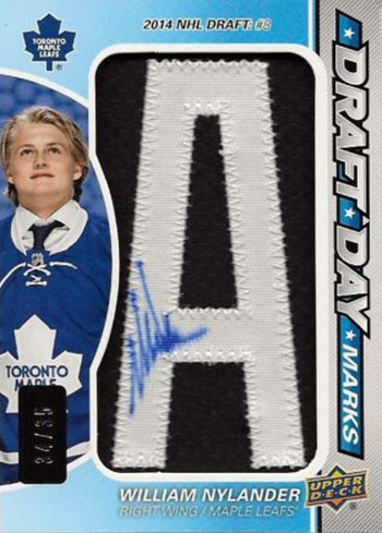 2016-17-NHL-Upper-Deck-Rookie-William-Nylander-Toronto-SP-Game-Used-Draft-Day-Autograph