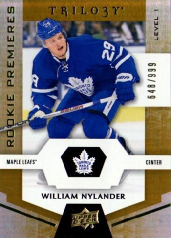 2016-17-NHL-Upper-Deck-Rookie-William-Nylander-Toronto-Trilogy-Premieres