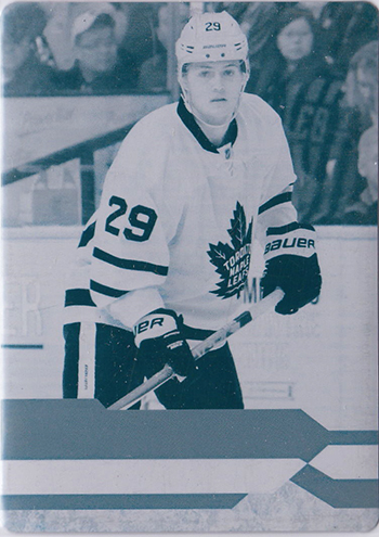 2016-17-NHL-Upper-Deck-Rookie-William-Nylander-Toronto-Young-Guns-Cyan-Printing-Plate-Card