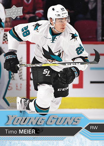 2016-17-NHL-Upper-Deck-Series-Two-Young-Guns-Rookie-Card-Timo-Meier