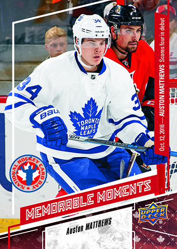 2017-Upper-Deck-National-Hockey-Card-Day-Canada-Rookie-Auston-Matthews-Memorable-Moments