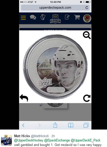 2017-Upper-Deck-Grandeur-Hockey-Coins-ePack-Connor-McDavid