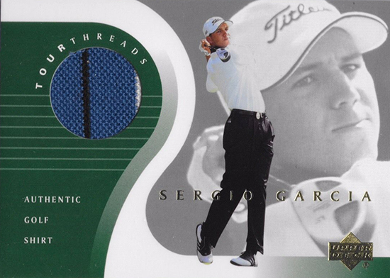 Sergio-Garcia-Masters-Champion-Upper-Deck-Tour-Threads-Rookie-Card