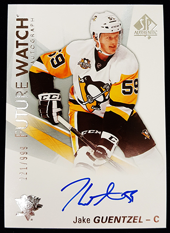 2016-17-Upper-Deck-SP-Authentic-Future-Watch-NHL-Autograph-Rookie-Jake-Guentzel