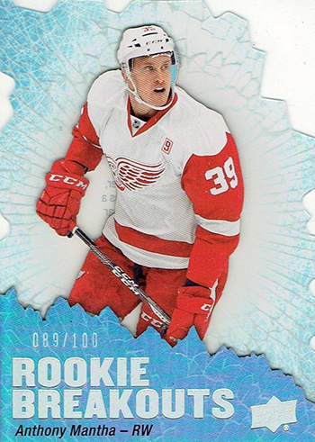 2016-17-NHL-Upper-Deck-Rookie-Card-Anthony-Mantha-Detroit-Red-Wings-Breakouts